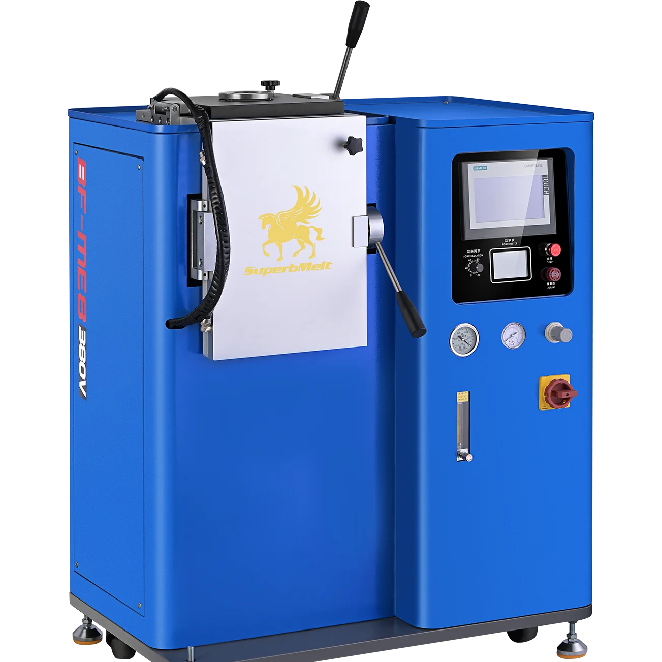 SuperbMelt Vertical Silver Bar Automatic Vacuum Metal Gold Bullion Casting Machine