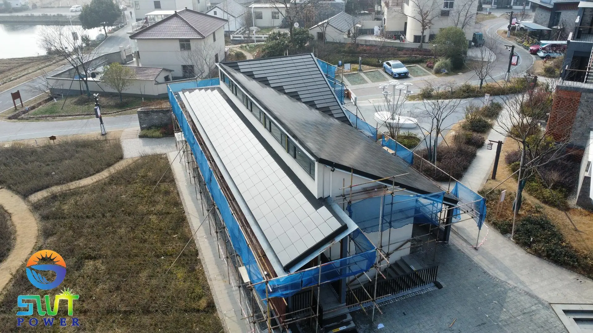 Солнечные панели BIPV солнечный модуль интегрированная и черепица 2 в 1 солнечная