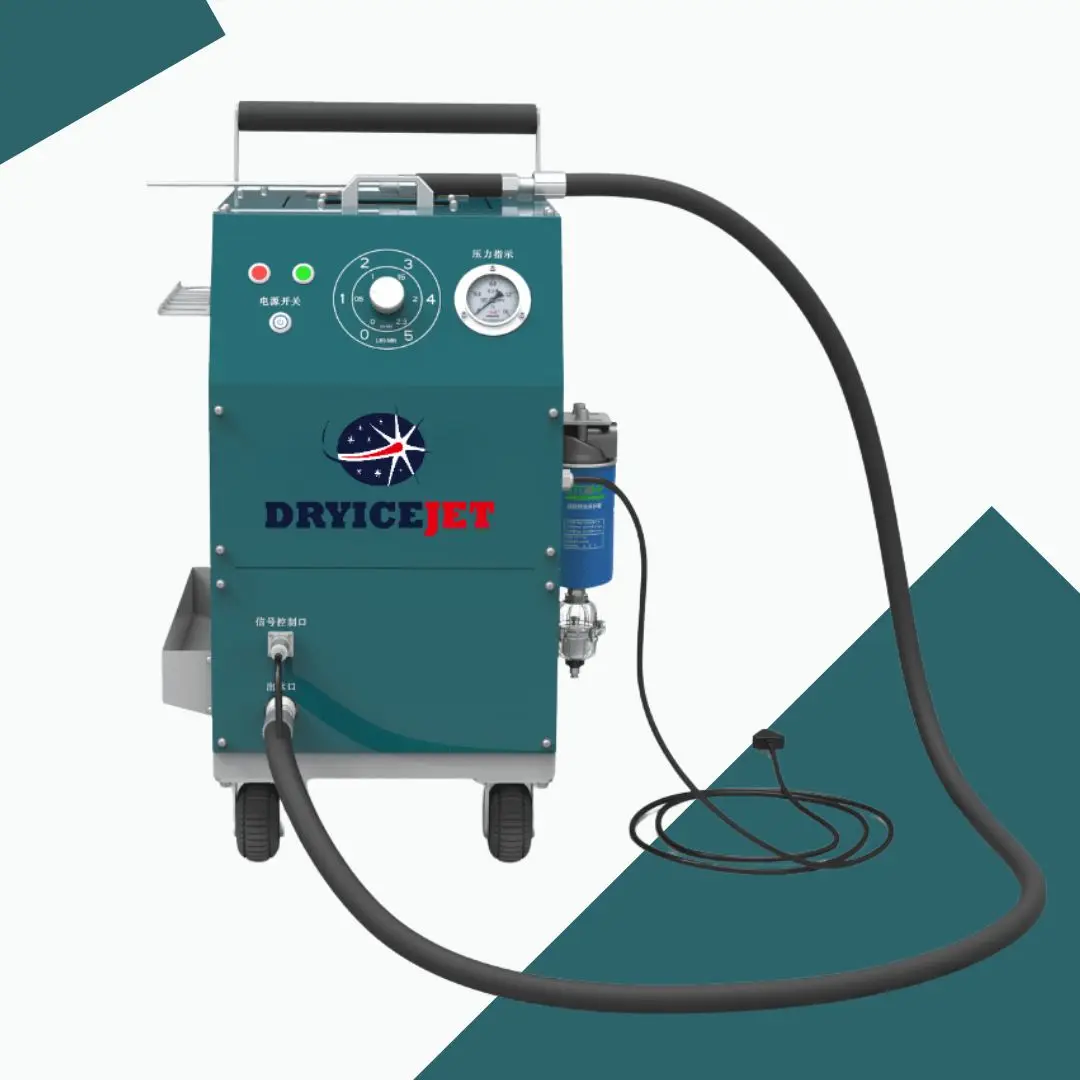 High Pressure BM2 CO2 Dry Ice Blaster Pelletizer Washing Cleaning Cleaner Dry Ice Blasting Machine