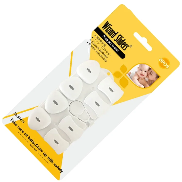 White Baby Safety Plug Protector Electrical Outlet Waterproof Switch Plug Cover