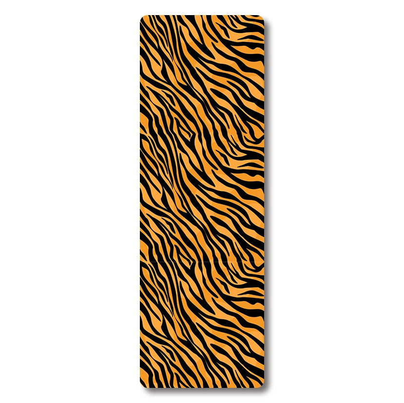 Leopard Tiger White Black Anti-skid Sports Fitness Zebra Pink Create Design Your Own Custom Pu Yoga Mat With Carry Strap