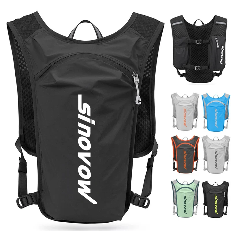Sinovow Oem Custom Stylish Outdoor Sports Running 2l-5l Unisex Cycling Vest Bag Water Back Pack Hydration Backpack
