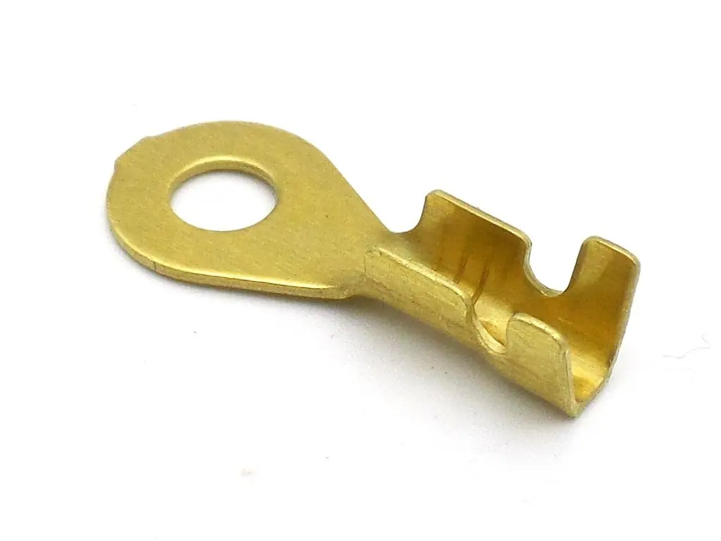 6.3mm Male Brass Terminal for 1.0mm to 2.5mm Cable