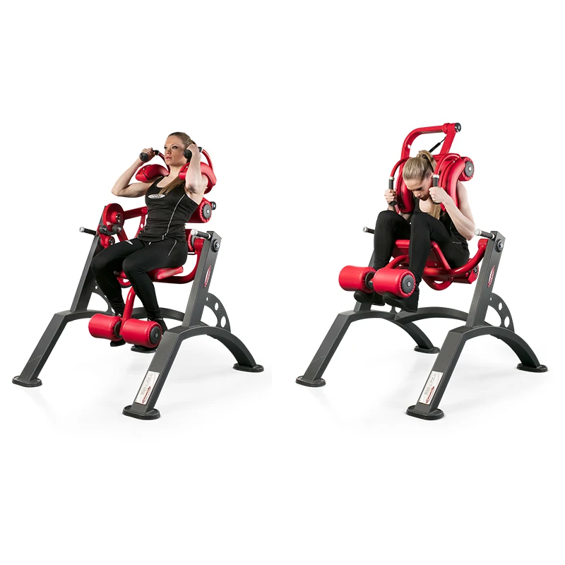 Strength Back Extension abdominal Crunch machine Commercial Gym Equipment Dual Functional Station Gym Machine
