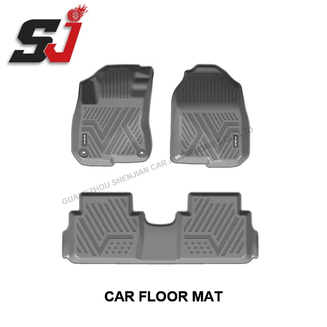 Universal Custom TPE  Soft Car Floor Mat 3D 5D Car Trunk  Mat for 2019 Honda Crv