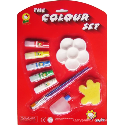 
Paper Drawing Toys Set Customized Kids Water Painting Coloring Drawing Paint Set with Brush 