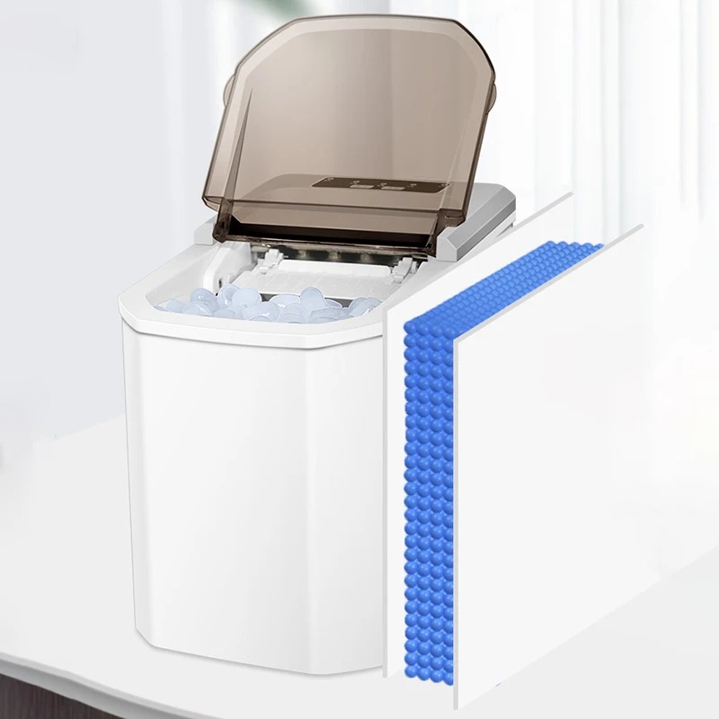 Fashionable 9 Bullet Ice Cubes 1.5L Water Capacity Ready In 6-13 Mins Mini Nugget Ice Machine Maker