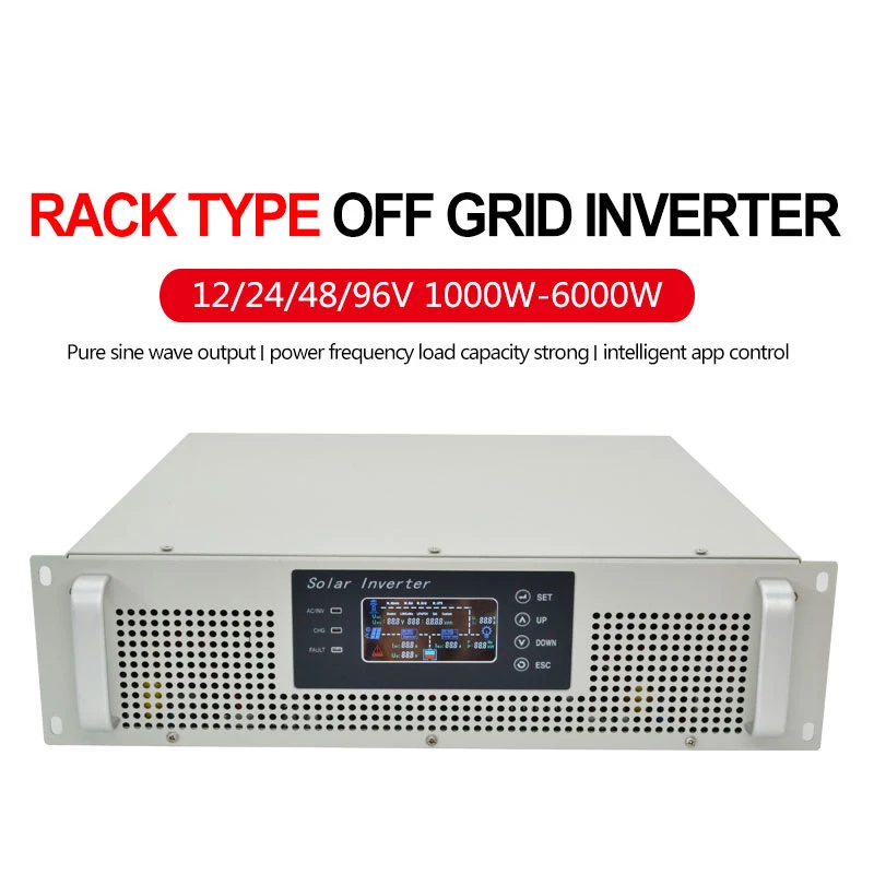 Pure sine wave 1500 3000 watt inverter 48Vdc to 110V 220Vac or split phase optional 5kW 5000 watt 5000W inverter charger