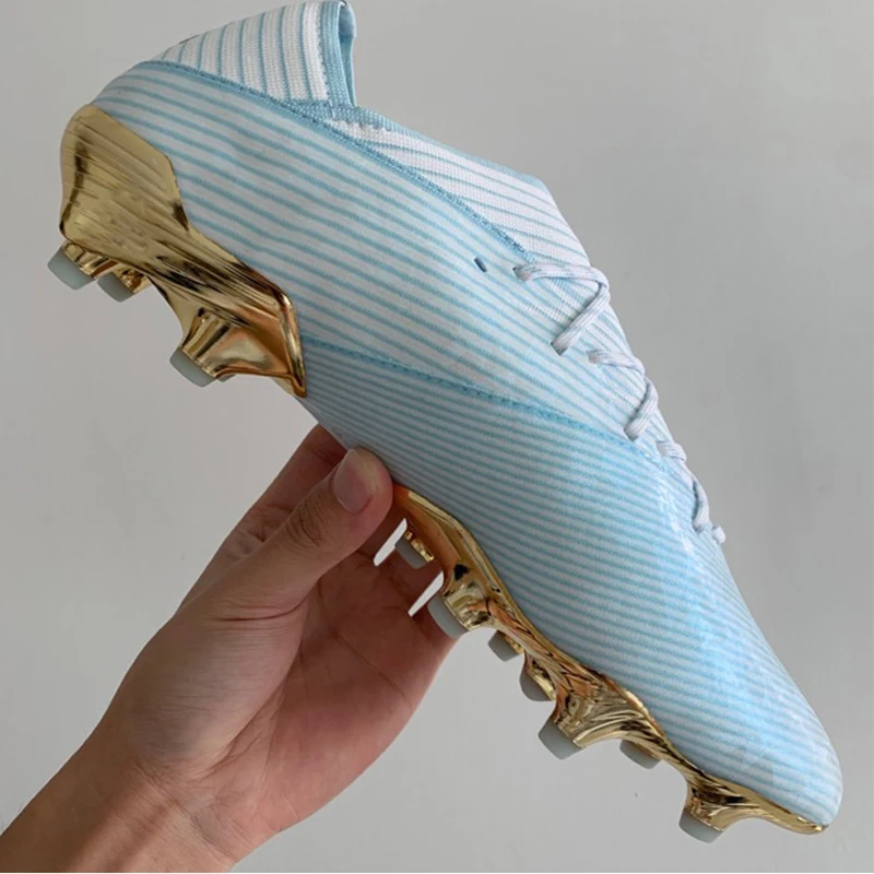 Manufacturer Custom Training  Best Leather Soccer With Logo Cleats Youth Football For Men Shoes