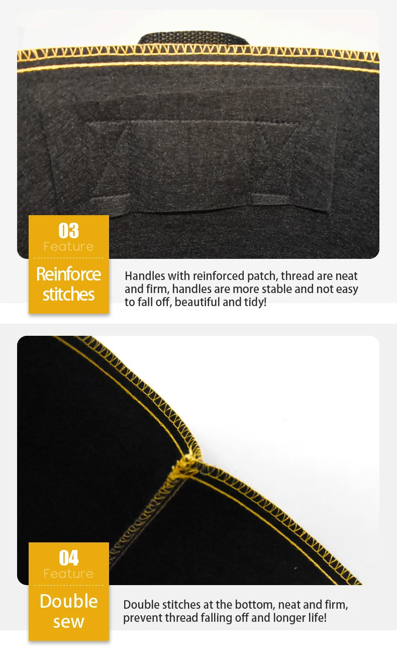 Wholesale Breathable Thicken Water Absorption Firm Nonwoven Fabric Biodegradable Plant Grow Bag Pot For Garden Tree Farms