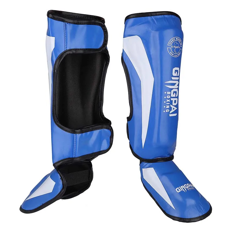 muay thai shin Guards kick boxing Custom Design Thai shin instep guards for combat fighters fan