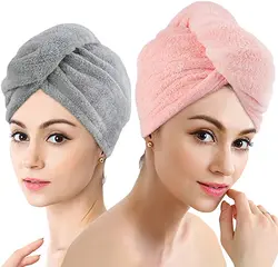 Quick Dry Hair Turban Wholesale Custom Microfiber Hair Drying Towel Wrap