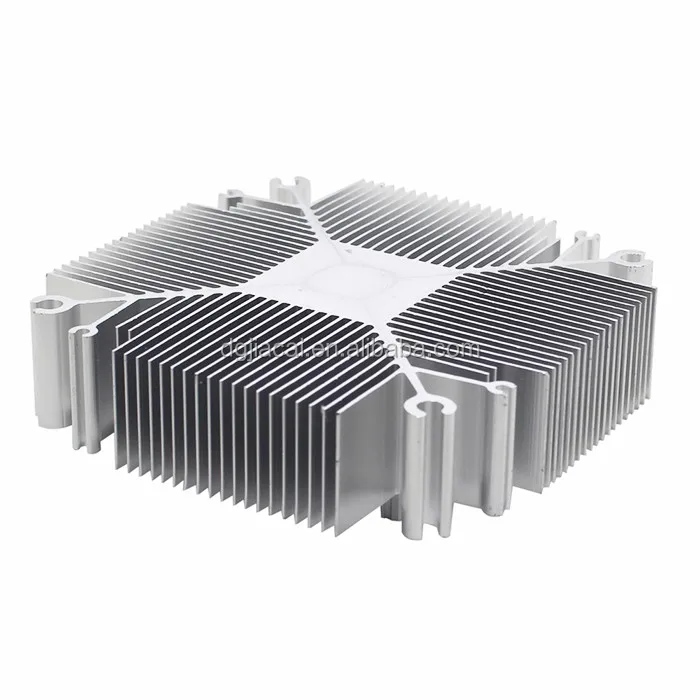 Custom machined die-cast deep machined aluminum motor housing