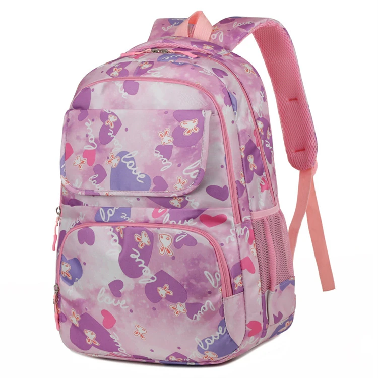China custom lightweight ripstop nylon waterproof school bags backpack girls