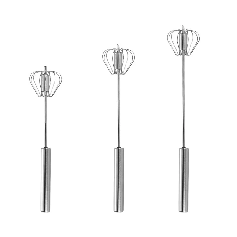 Hand Push Whisks Semi-automatic Egg Whisk Mixer Stirrer for Making Cream Whisking Beating and Stirring