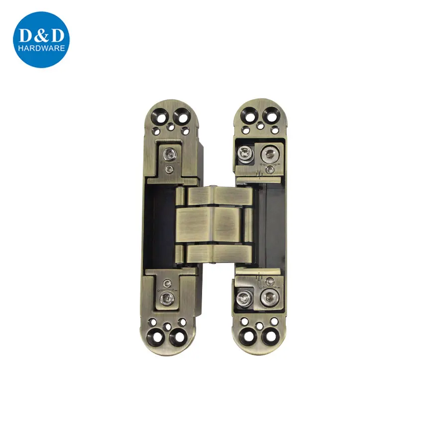 3D adjusting invisible 180 degree opening angle concealed door hinge hidden manufacturer