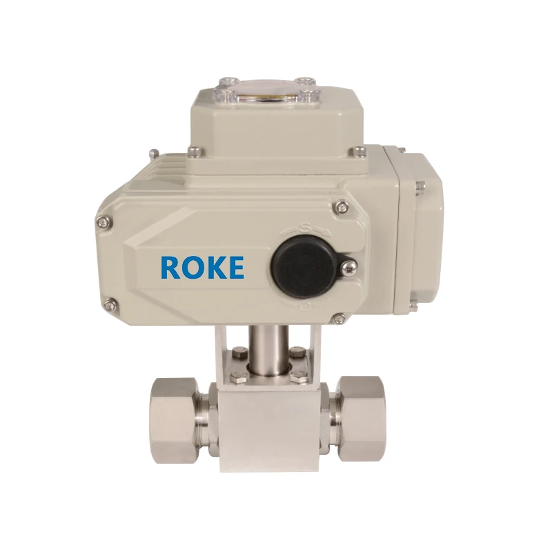 Electric 4-20m Ball Valve Actuator 3-way 316 Stainless Steel Motorized Valve Actuator Motor Operated Valve