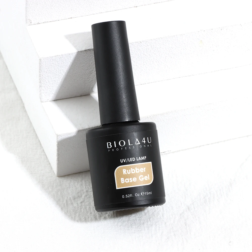 Professional rubber base gel nail polish rubber base coat for long lasting nails layer