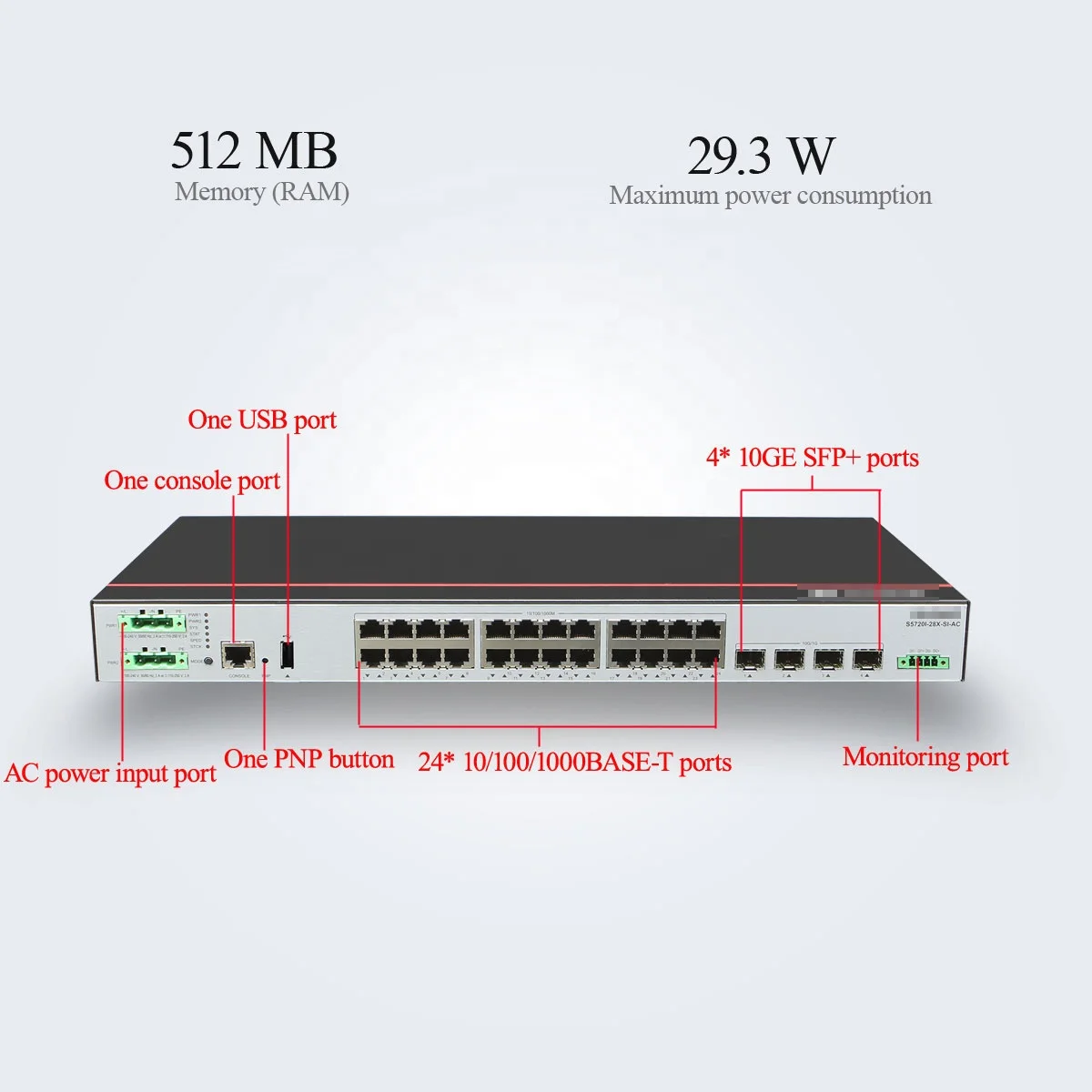 core switch +price S5720I-28X-SI-AC 24 sfp 24 port switch for High Quality
