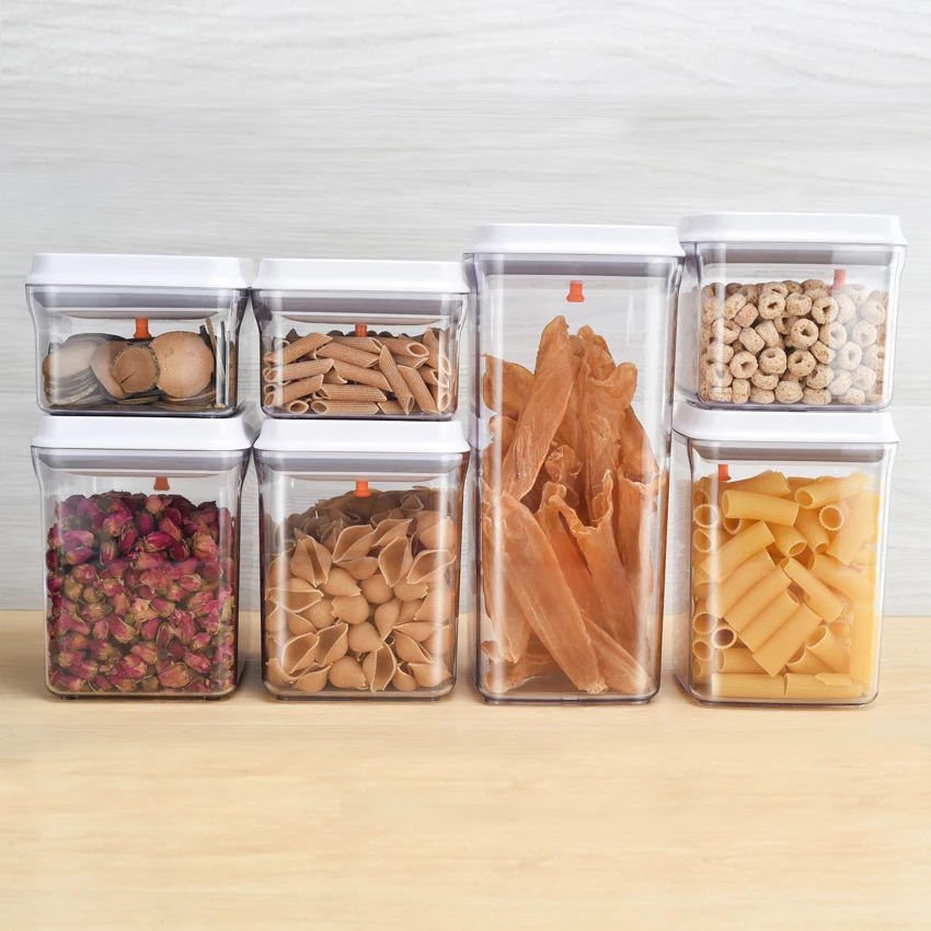 Popular Storage Cans Milk Powder Keeping Containerized Dry Food Keeping Display Kitchen Pasta Coffee Bean Flour