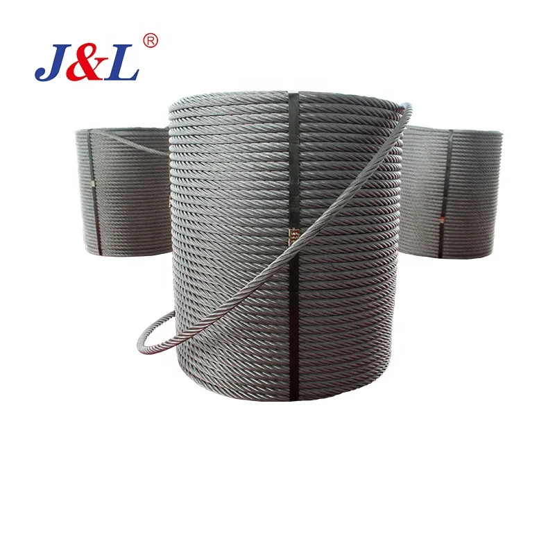 julisling 34X7+FC 36X7+IWS galvanized ungalvanized steel wire rope manufacturers OEM ODM