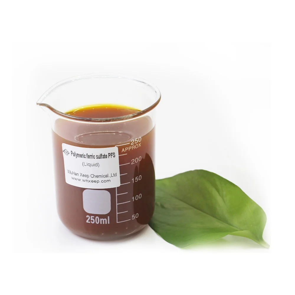 High Purity Polyferric Sulfate/ Poly Ferric Sulfate PFS For Waste Water Treatment