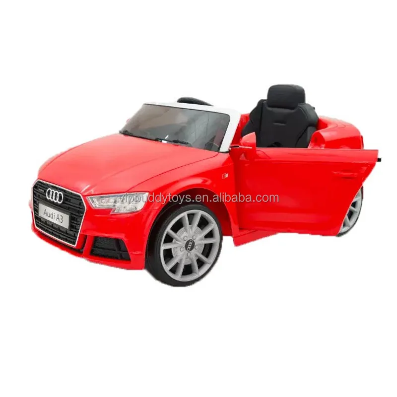 Лицензионный электрический автомобиль Audi A3 на колесах детские автомобили с дистанционным управлением игрушки радиоуправлением 12 В детская машинка для катания