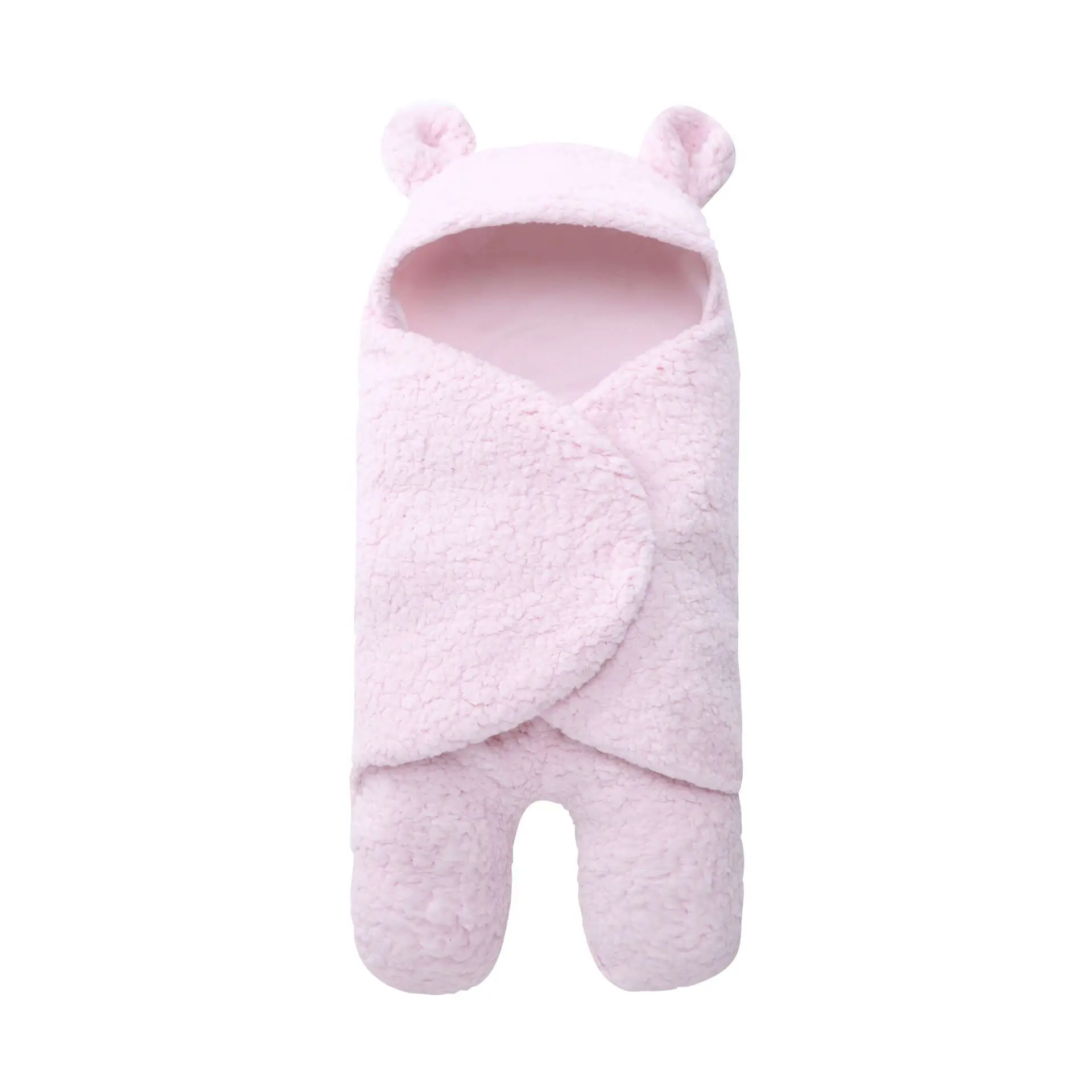 
high quality wool lamb newborn receiving wrap sleep bag 