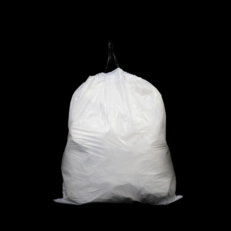 OEM Large Trash Bags With Drawstring Handle Factory Price 4 15 20 30 45 50 65 Gallon Recyclable Garbage Bag From China Supplier