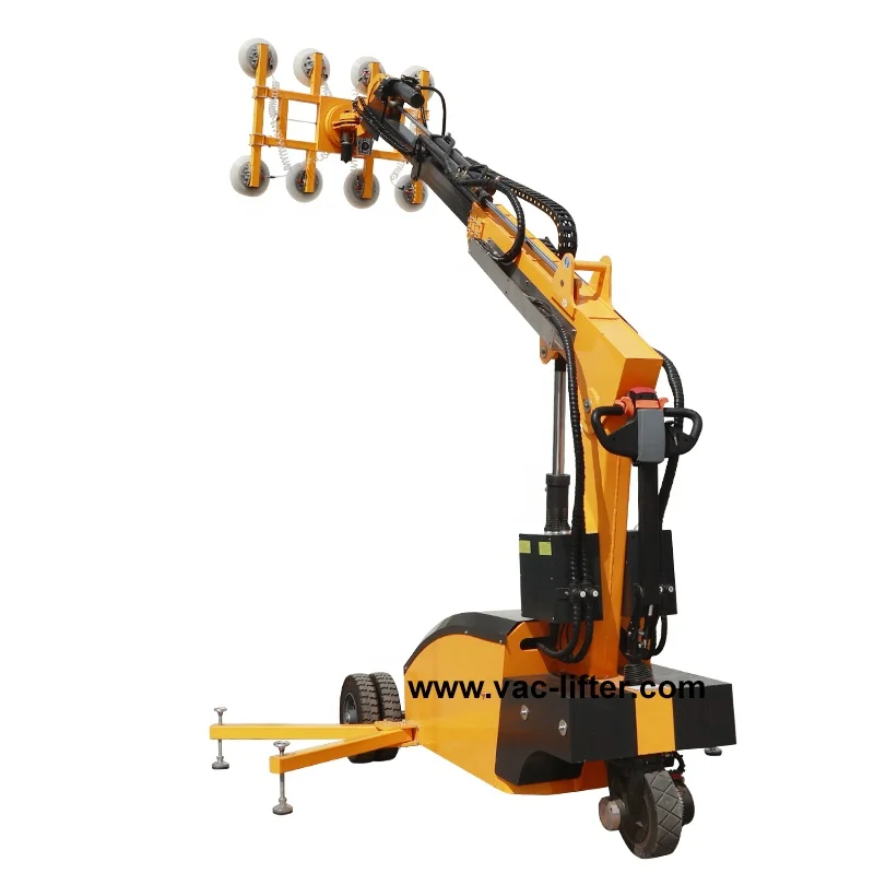 CouWidely Used Durable Use Suction Cups Counterbalance Electric Vacuum Lifter For Cement Board And Glass Lifting Crane