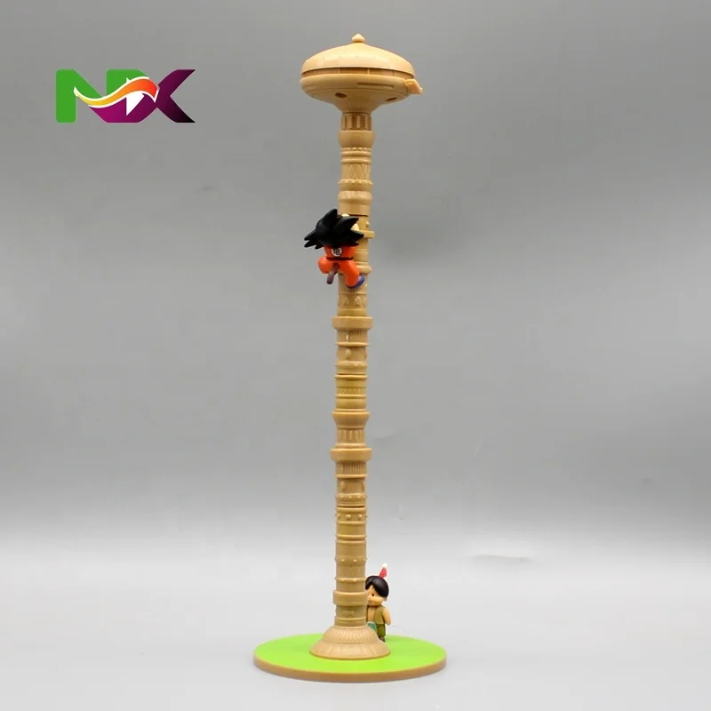 35cm Anime Dragoned Ball Kalinda Action Figure PVC Ornament Doll Goku Upa Karin Tower Scene Figurine Collection Model Toys