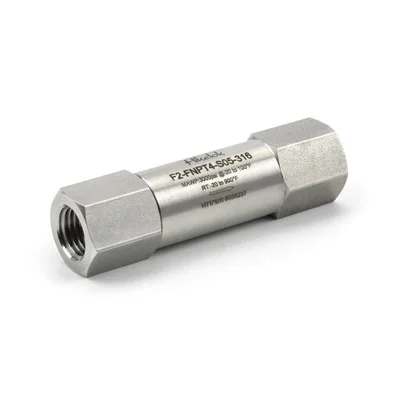 High pressure 3000 psi 2 7 15 micro sintered element gas oil filter stainless steel 1/4' 3/8' OD NPT instrumentation filter