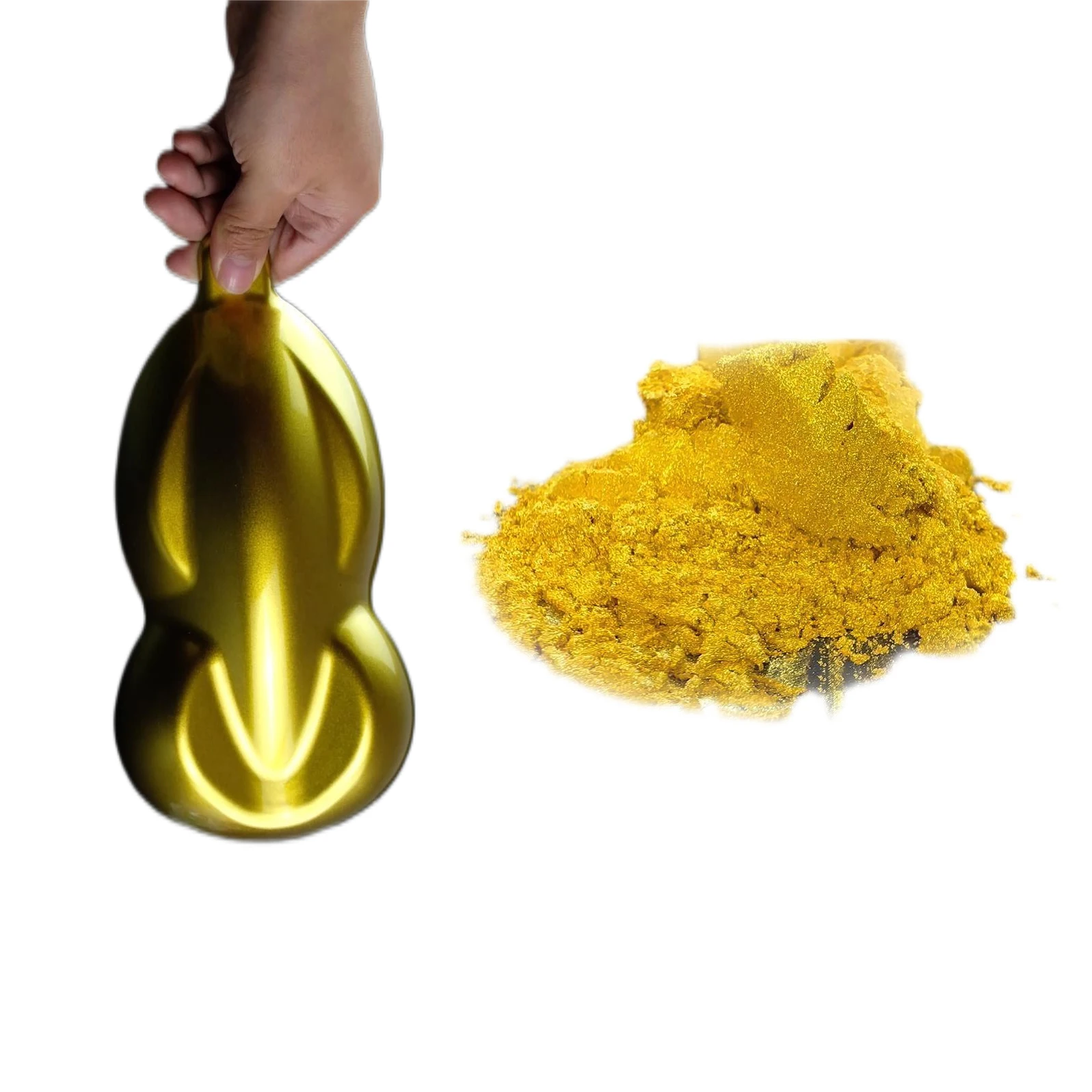 Coloray 24K effect Golden Pearlescent Pigment for Industrial Use Car Paint Summit Gold Series