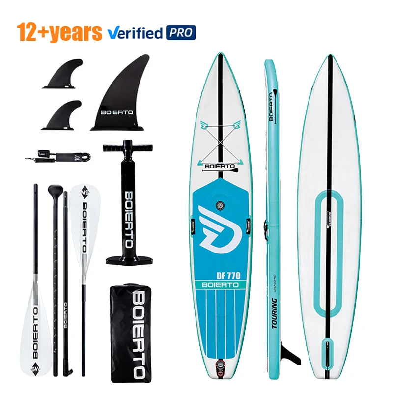 Новая продукция BOIERTO 2023 инновационная Высококачественная Водонепроницаемая гоночная доска с веслом для серфинга надувная