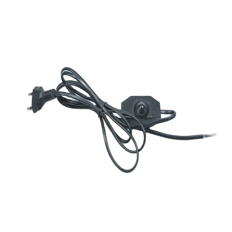 Горячая Распродажа для европейцев и американцев 2-контактный штепсельный солевая лампа Удлинительный шнур питания с 303 Переключатель ВКЛ/ВЫКЛ