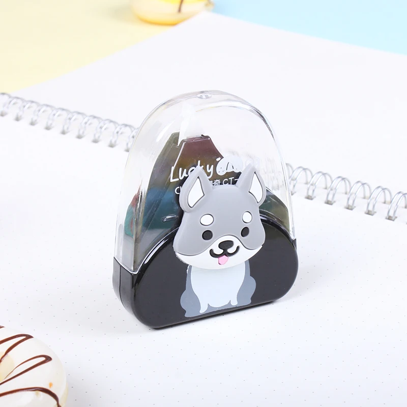 colorful creative cute doggie design chenqi 6m*5mm correction tape for student promotional stationery