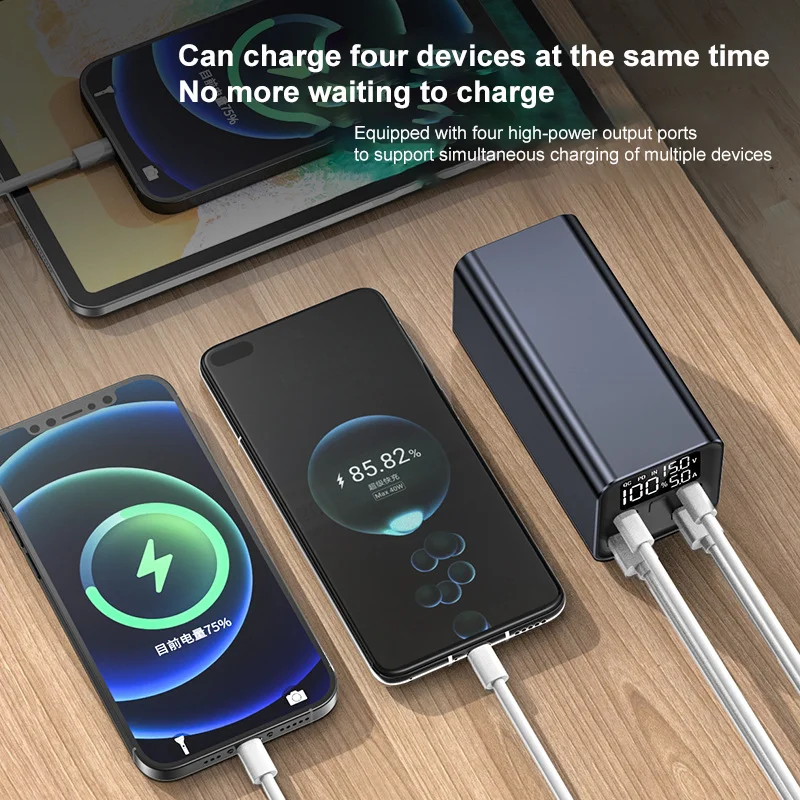 Portable laptop charger Fast Charging station PD 65W powerbank 50000mah 30000mah 20000mah Power Bank