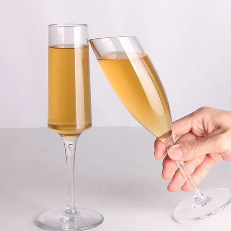 Glasses Champagne PC Plastic Unbreakable Wine Glass Red Wine Glass 150ml