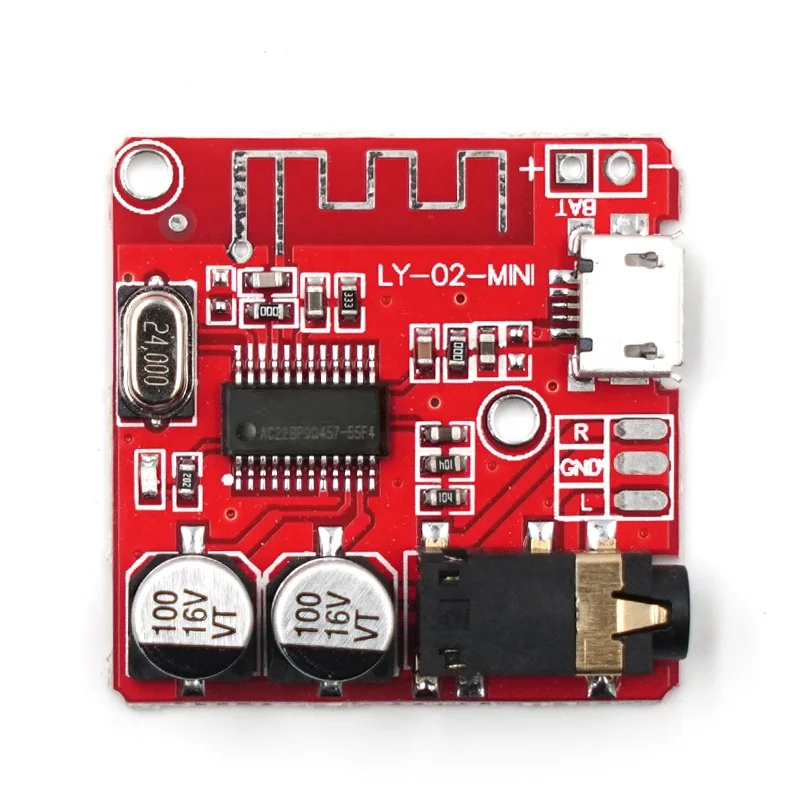BT Audio Receiver Board BT 5.0 MP3 Lossless Decoder Board Wireless Stereo Music Module 3.7-5V XY-BT-Mini