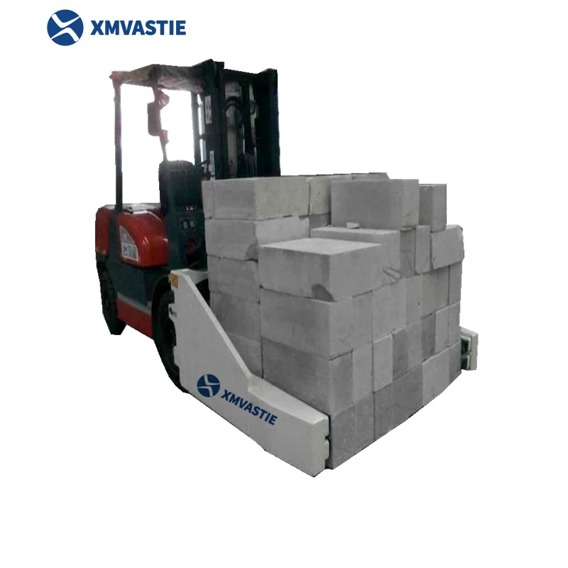 Diesel/LPG/electric forklift with XMVASTIE block clamps for bricks handle or side shift options