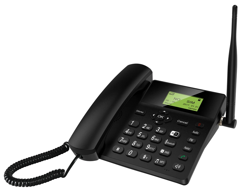 4G LTE Fixed Wireless Phone Desktop Terminals Cordless Telephone Support VOLTE Dual 2G 3G GSM WCDMA Sim Card For Home