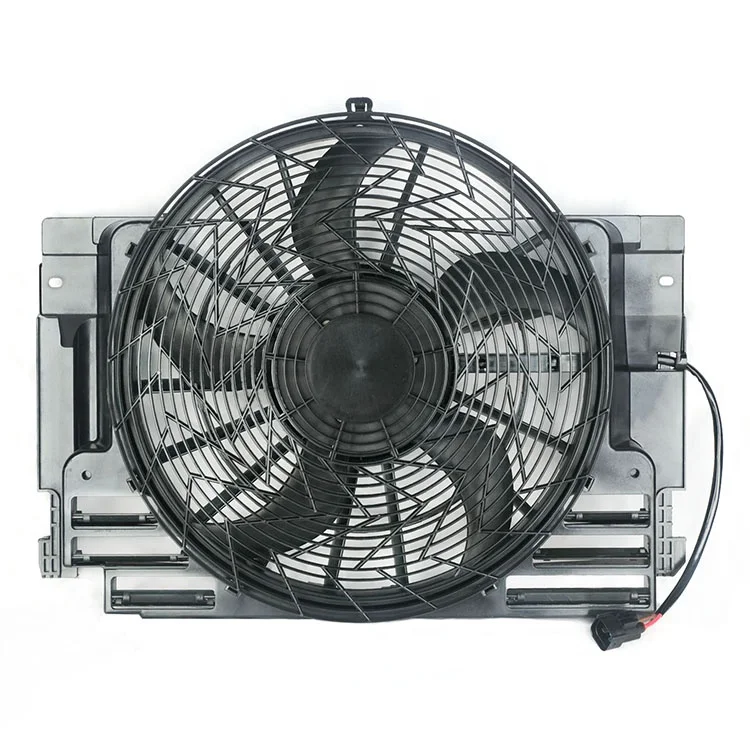 X5 E53 Radiator Cooling Fan Assembly 64546921381 64546921940 Electric Engine Cooling Radiator Fan