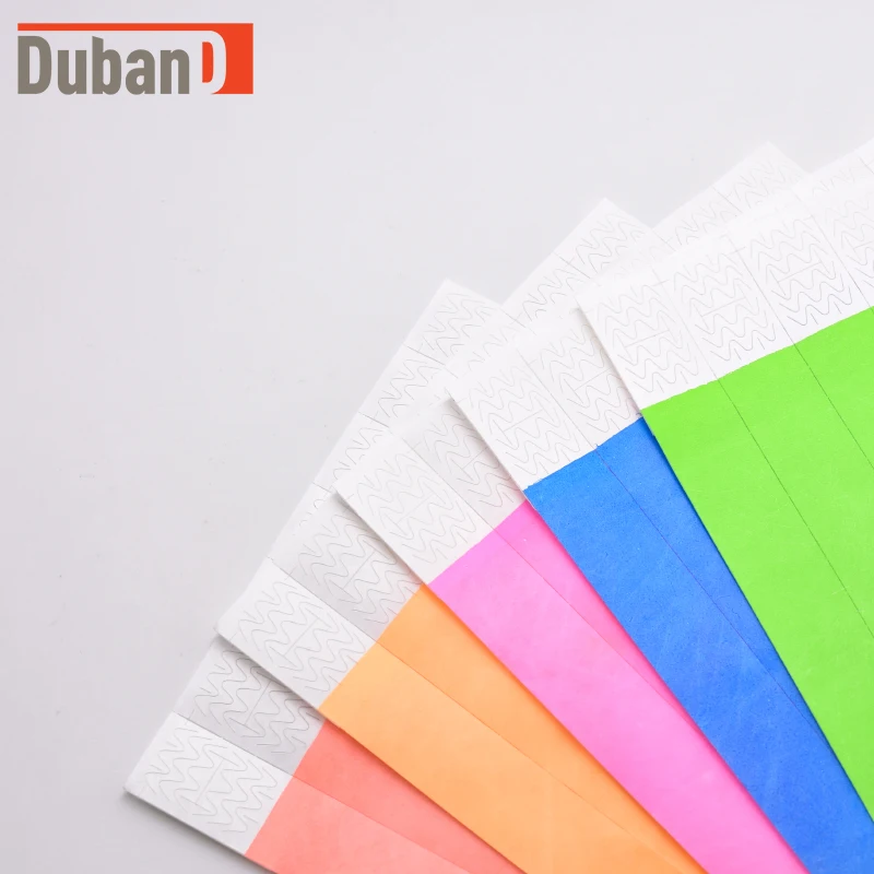 Disposable Tyvek Paper Wristbands for Asusement Park and Other Theme Parks Which are Waterproof and Accurate Identification
