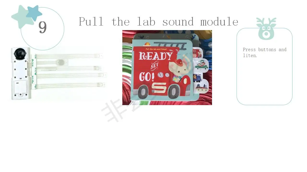 custom made touch sensor push button sound module for kids sound board book membrane