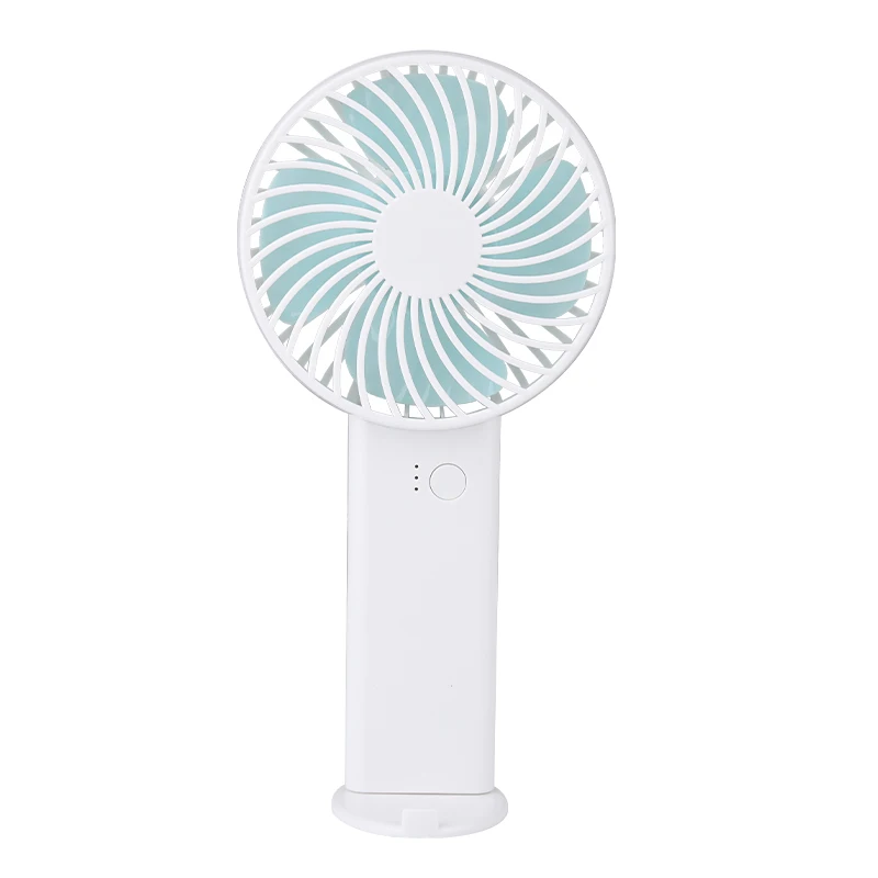 A must-have in summer four-page three-speed rechargeable portable handheld fan