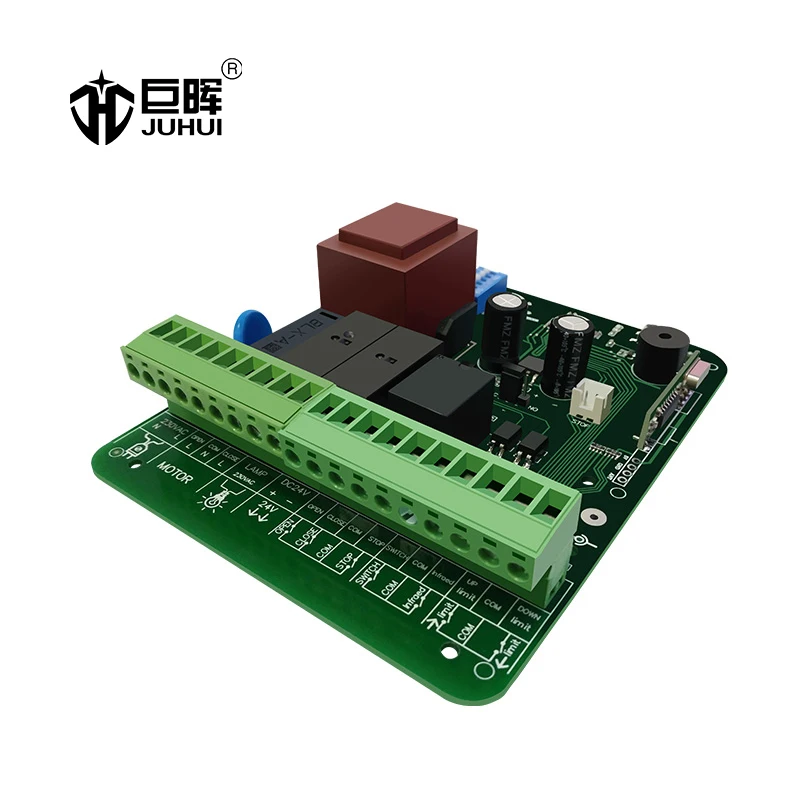 Sliding Gate Opener Receiver with 2 Remote Controls