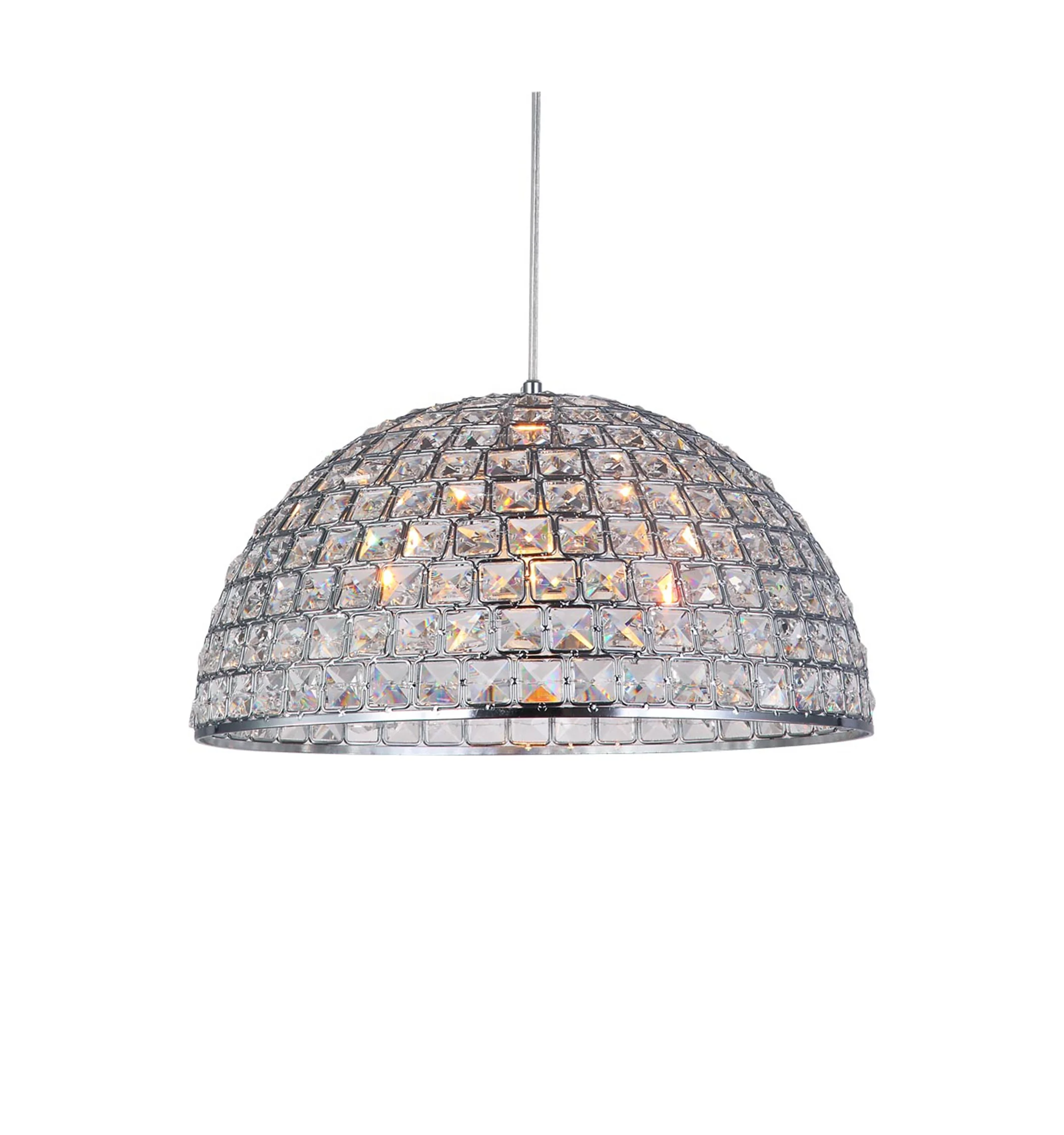 nordic chinese crystal floral globe linear round led pendant chandelier light modern