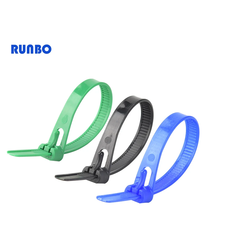 Direct Selling Self-Locking Cable Tie Fast Shipping Releasable Plastic Cable Tie Release Cable Tie