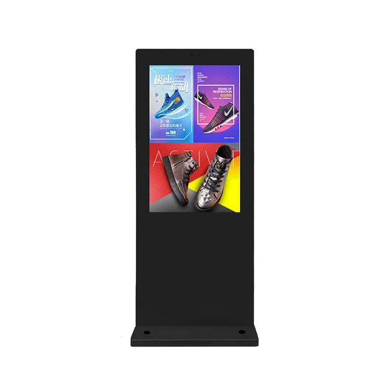 55 inch 4k outdoor player hd lcd touch screen indoor advertising totem kiosk cms software led digital signage and display