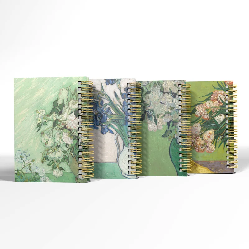 Custom Financial Goal Plan Hard Cover Spiral A5 Notebook Printing Undated Monthly Weekly Daily Budget Finance Planner